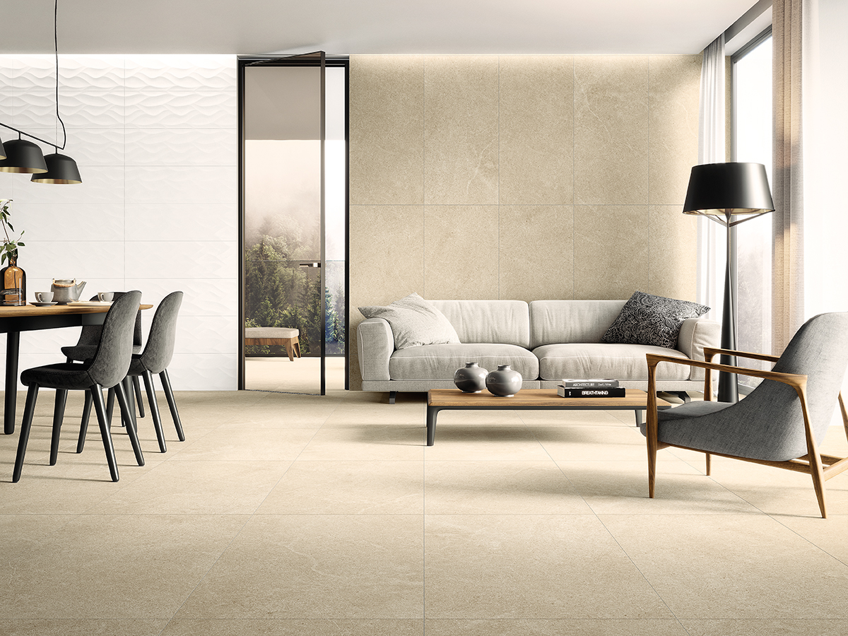 Alliance Dark Beige 120x60R e More Natur Matt 30x90R