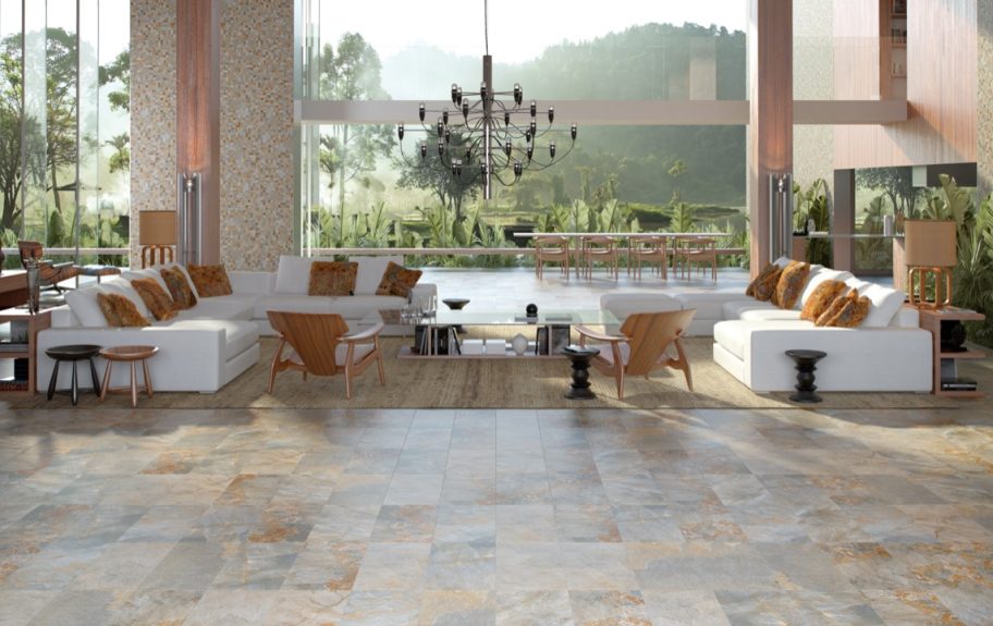 Cerâmica com Efeito de Pedra para espaços exteriores - Arizona da Recer