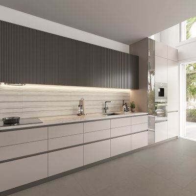 Cerâmica com efeito de cimento para cozinha moderna - Attitude da Recer