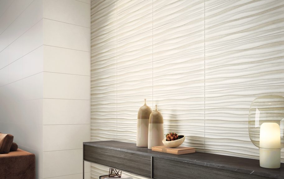 Cerâmica com efeito de cimento para sala elegante - Attitude da Recer