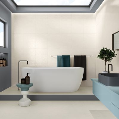 Cerâmica com efeito de cimento para casa de banho contemporânea - Attitude da Recer