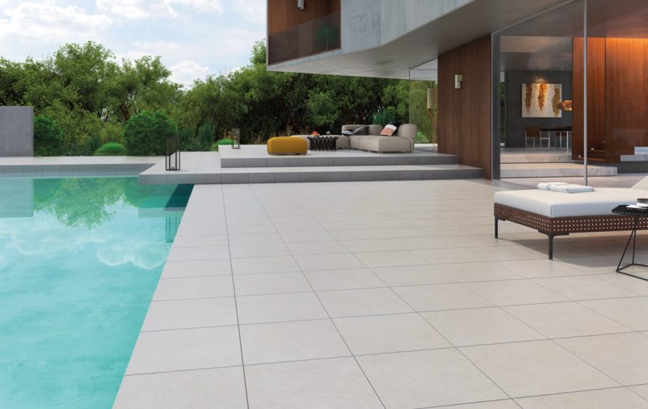 Cerâmica com efeito de cimento para exteriores modernos - Attitude da Recer