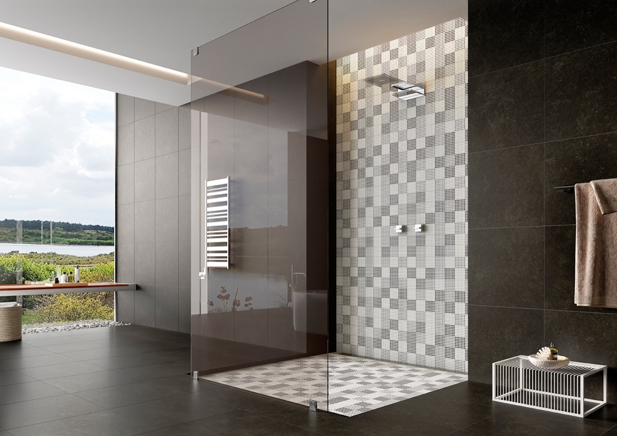 Dot S M10x10, Dot M M10x10, Dot L M10x10, Born Stone Anthracite 60x60R