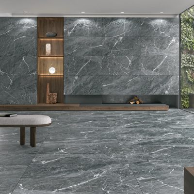 Cerâmica com efeito de mármore negro para casa luxuosa - Gemma da Recer