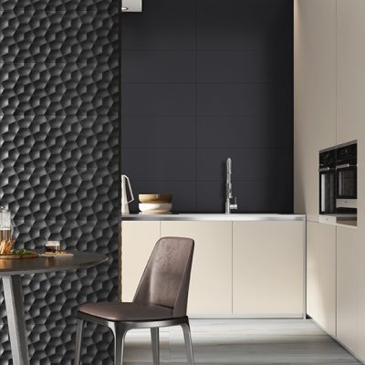 Pavimentos e revestimentos cerâmicos para cozinha moderna - Ice da Recer