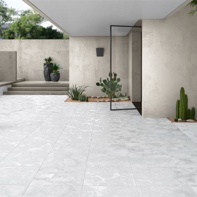 Pavimentos e revestimentos cerâmicos para exterior moderno - Ice da Recer