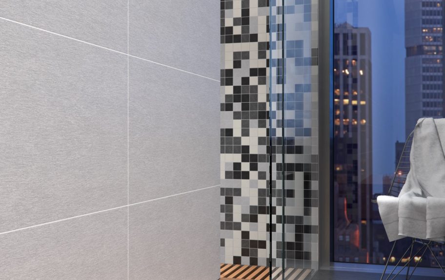 Azulejos modernos com padrões gráficos para casas de banho - Infinity da Recer
