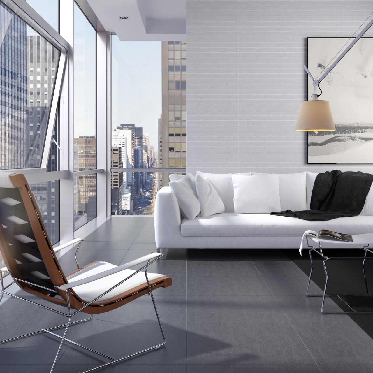 Infinity Frame Basic Grey 30x60, Infinity Grafite Grey 60x60 2