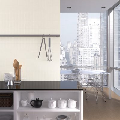 Azulejos modernos com padrões gráficos para cozinha minimalista - Infinity da Recer