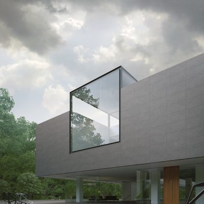 Cerâmica a imitar pedra para fachadas modernas - Lava da Recer