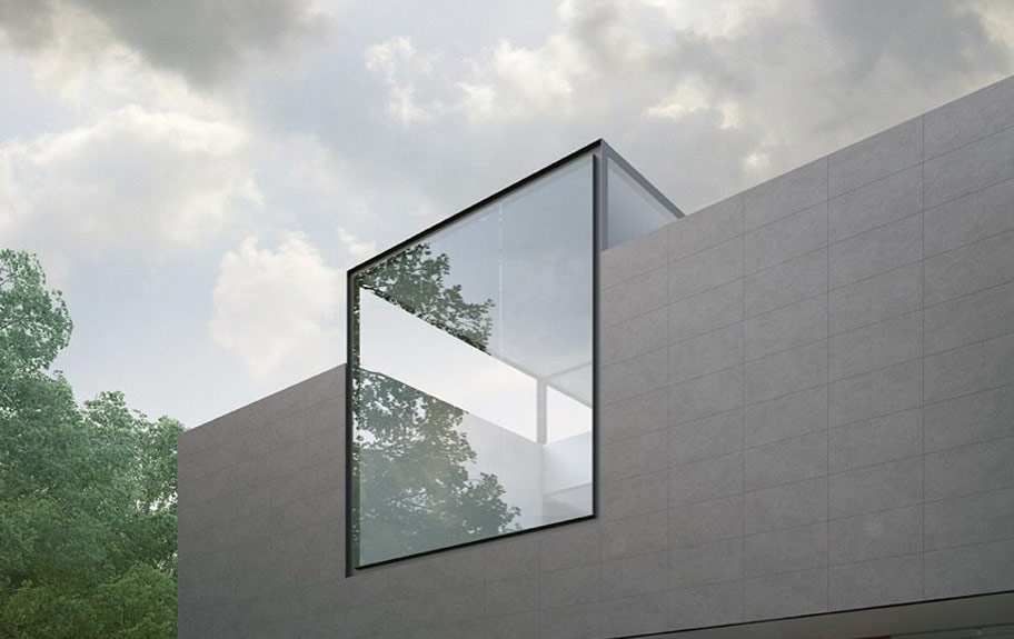 Cerâmica a imitar pedra para fachadas modernas - Lava da Recer