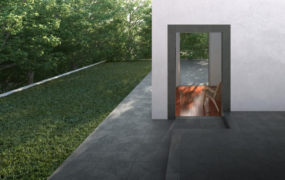 Cerâmica a imitar pedra para exterior - Lava da Recer