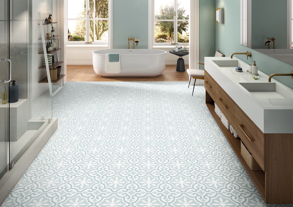 Love Posh Blue 33x33 e Verity Cosy 15x90R