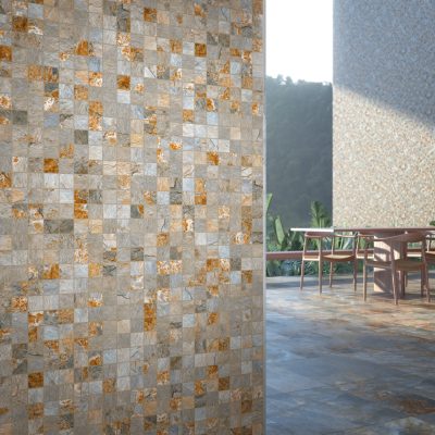 Cerâmica com Efeito de Pedra para pátio - Arizona Grey da Recer