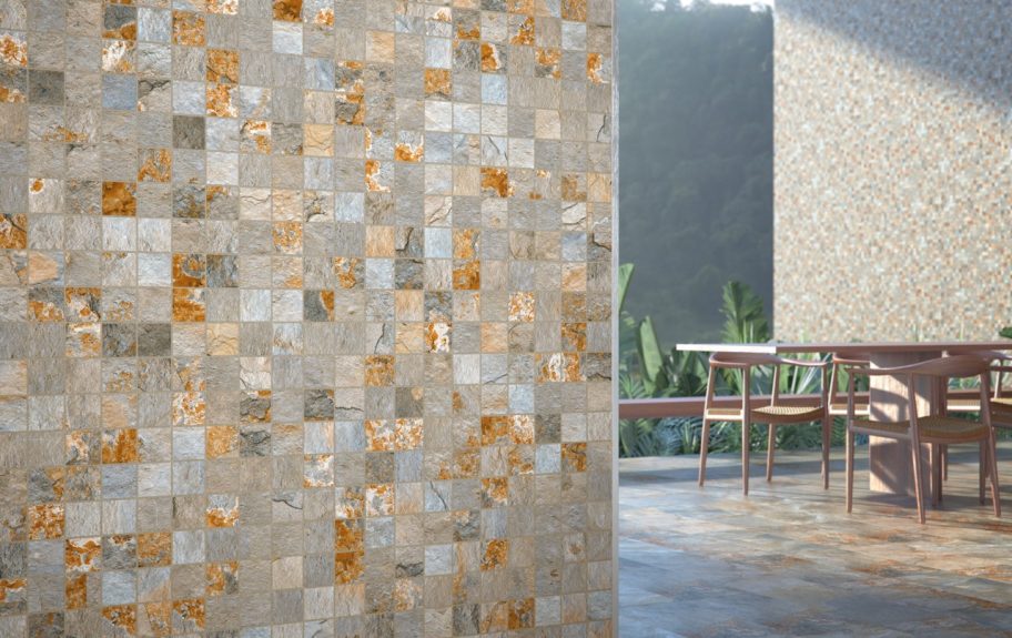 Cerâmica com Efeito de Pedra para pátio - Arizona Grey da Recer