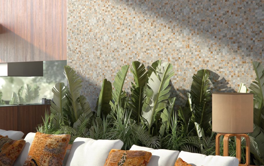 Cerâmica com Efeito de Pedra para pátios sofisticados - Arizona da Recer