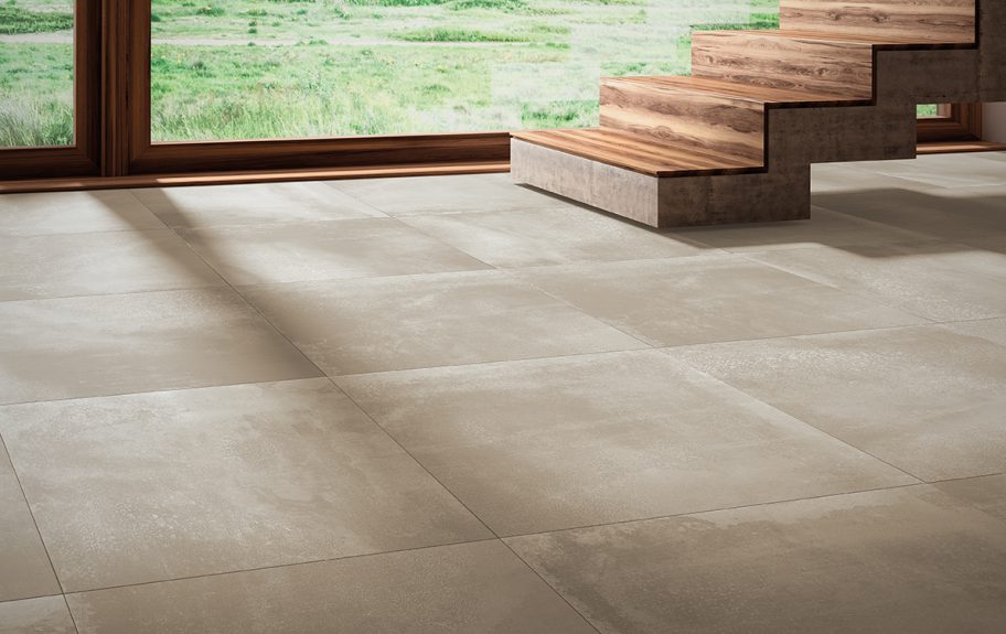 Cerâmica com efeito gesso e cimento para casas elegantes - Sphata da Recer