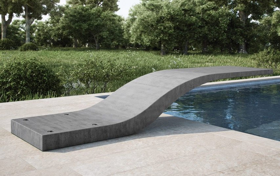 Cerâmica que imita pedra para pátio com piscina - Wild Rock Beige 30x60 da Recer