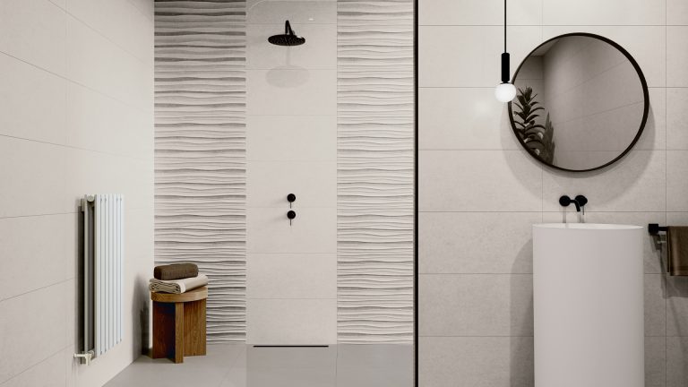 Cerâmica com efeito de cimento para escritório moderno - Attitude da Recer