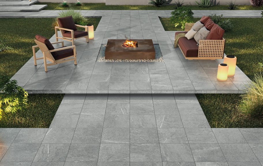 Azulejos Modernos Efeito Pedra para pátio elegante - Native da Recer