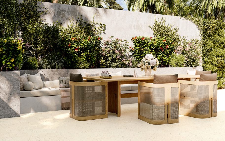 Cerâmica efeito cotto para salas rústicas - Apolo da Recer