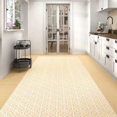 Azulejos hidráulicos em cores pastéis para cozinhas vintage- Lamour da Recer