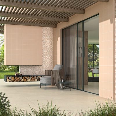 Azulejos hidráulicos em cores pastéis para pátios vintage- Lamour da Recer