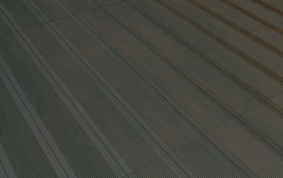 Cerâmica para Exteriores Tek Deck Dark Grey- Pavimento antiderrapante da Recer