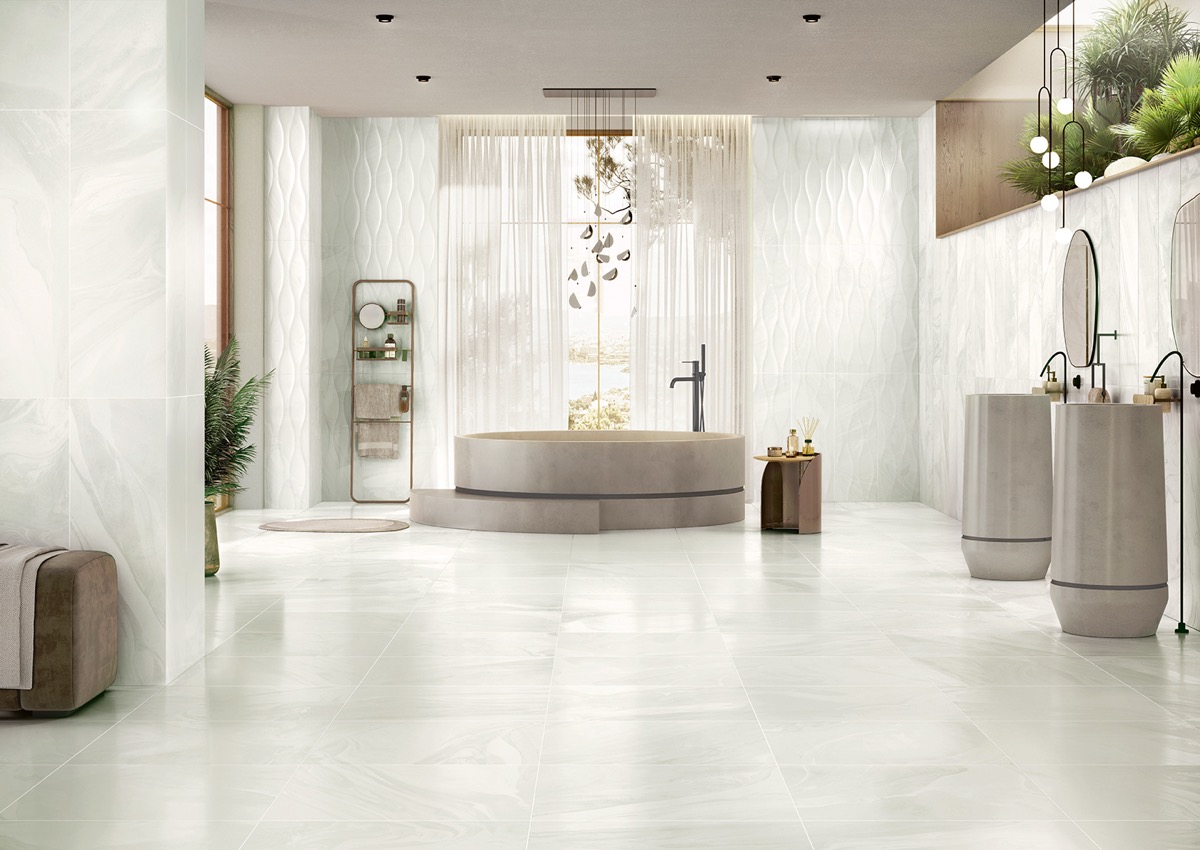 Dune White 30x90R, Dune 3D White 30x90R, Dune White 60x60R