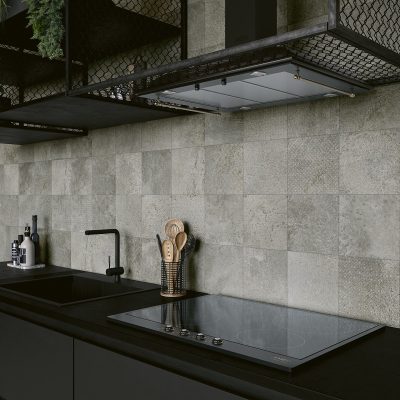 Cerâmica com efeito oxidado para cozinhas urbanas