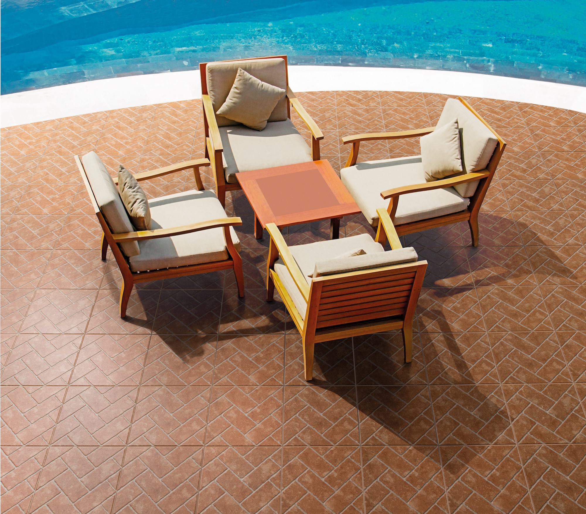 Ambiente Dalle Brown 33x33