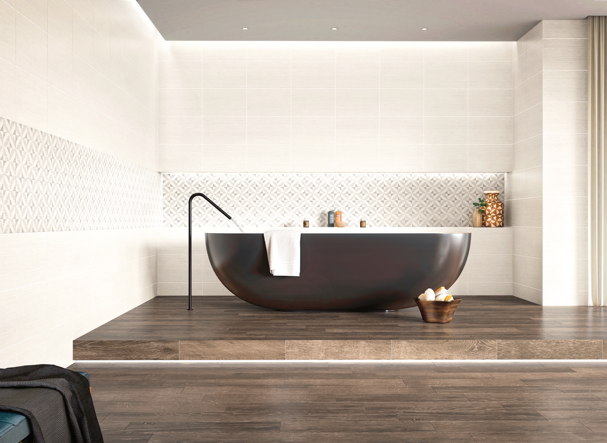 Ambiente Manlia Grey 25x40, Manlia Decor Grey 25x40