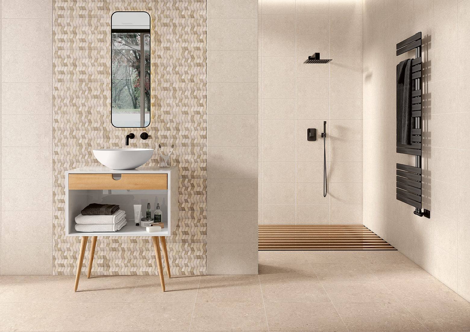 Freestone Beige 25x40, Freestone Decor Beige 25x40 e Freestone Beige 45x45