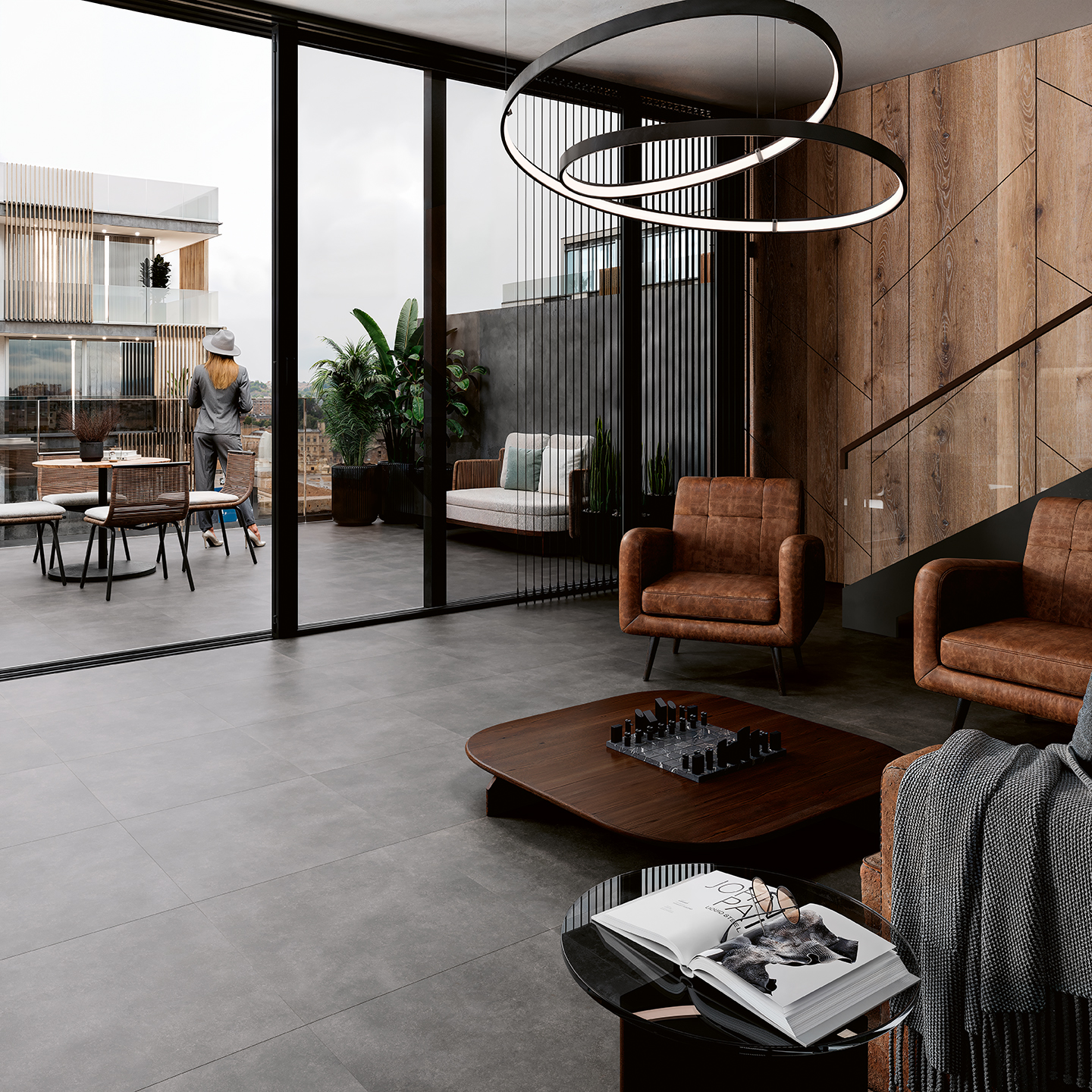 Saluto Antracite 60x60