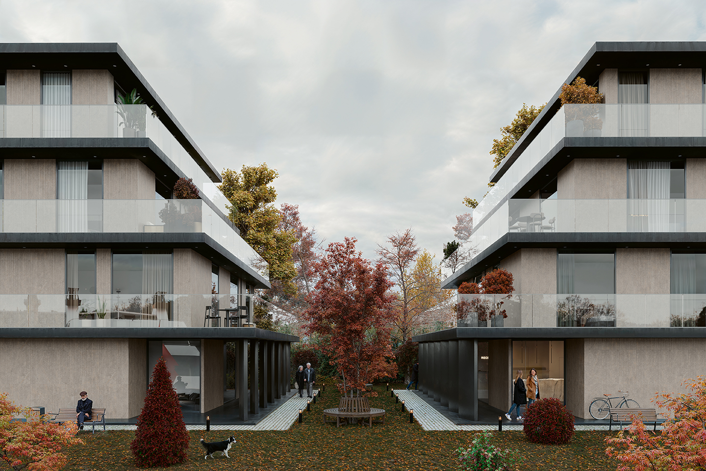 Bluenza Ripple Warm Grey 120x60R