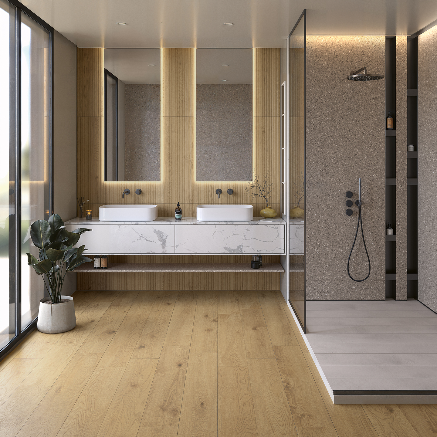 Legacy Oak Honey 120x20, Legacy Oak Honey 30x90 3D